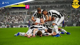 (PS5) JUVENTUS  VS BARCELONA | EFOOTBALL KONAMI 2022 FREE TO PLAY