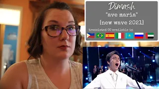 Dimash | "Ave Maria" (2021 New Wave) [Reaction] | CC: 🇧🇷🇮🇹🇦🇪🇪🇸🇵🇭🇰🇿