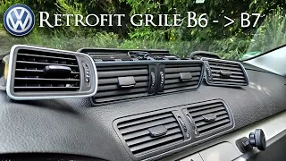 Retrofit grile VW Passat B6 la B7 + Priza 220V