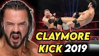 DREW MCINTYRE CLAYMORE KICK COMPILATION 2019 | WWE