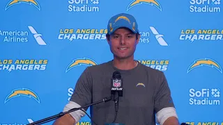 Brandon Staley Postgame Press Conference vs Giants | LA Chargers