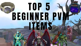 Top 5 PVM Items for Beginners - Get Into PVM Easily! - Runescape 3