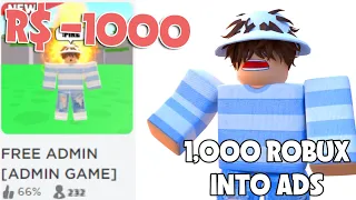 I Spent $1000 On Roblox Ads (So Bad)