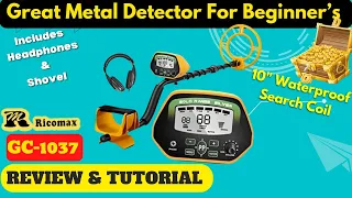 RM Ricomax GC-1037 Metal Detector Review & Tutorial #rmricomax #gotvoom #metaldetector #fun #review