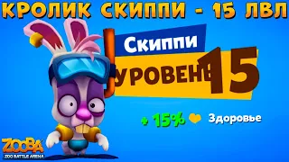 КАЧАЕМ КРОЛИКА СКИППИ НА 15 УРОВЕНЬ В ИГРЕ ZOOBA