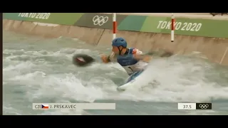 Tokyo2020 Canoe Slalom - K1M gold Jiri Prskavec