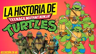 La HISTORIA de las TORTUGAS NINJA I Películas VIDEOJUEGOS series JUGUETES