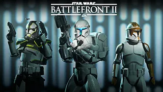 Star Wars Battlefront 2 - ALL CLONE TROOPER OUTFITS & SKINS (New Update)