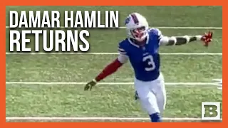 Buffalo Bills' Damar Hamlin Returns to the Field for First Time After Cardiac Arrest