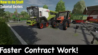 How to triple your Contract Equipment lease to work faster in Farming Simulator 22 | FS22