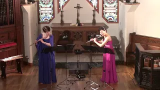 Keiko Nakagawa(flute)& Akiko Kuwana(flute)-Nara,Japan2015-6Sonatas for 2 Flutes by W.F.Bach