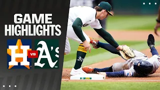 Astros vs. A's Game Highlights (5/25/24) | MLB Highlights