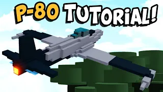 How to make a P-80 Fighter Jet in Build a Boat for Treasure!