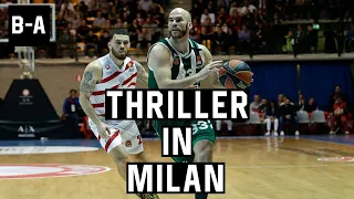 Panathinaikos WINS THRILLER in Milan in HONOUR of Thanasis Giannakopoulos | 19.03.2019