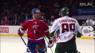 Бой КХЛ: Ойстрик VS Лукоянов / KHL Fight: Oystrick VS Lukoyanov
