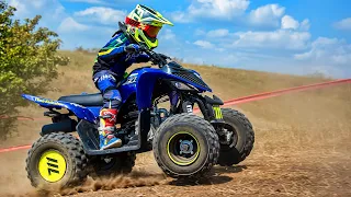 Yamaha YFM90 Raptor Tima Kuleshov  Race Juma 2021 st3 Ukraine