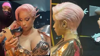 Cardi B Pink Short Wig Install #shorts