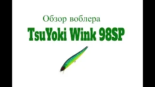 Видеообзор уловистого воблера TsuYoki Wink 98SP по заказу Fmagazin