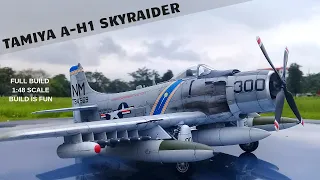 A-1H Skyraider Full build, 1:48 scale by Tamiya