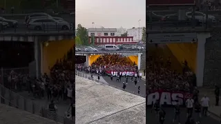 Paris (PSG) Ultras at Lisbon Stadium