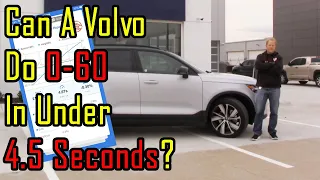 2021 Volvo XC40 Recharge P8 0-60 Test - Can The P8 Accelerate To 0-60 In Under 4.5 Seconds?