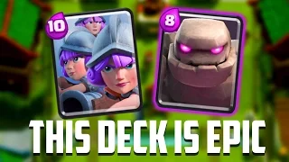 Clash Royale - This Deck Is FILTHY! Golem & Three Musketeers