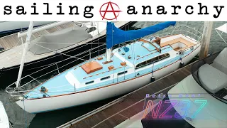 NZ37 Sailboat tour - EP23 #retroboat - With #sailinganarchy Scot Tempesta