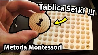 Tablica Setki !!! - Jak Zrobiłem Pomoce Montessori? + Wyjazd z Przyczepą Kempingową (Vlog #264)