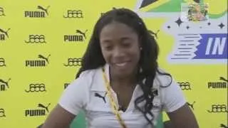 Shelly-Ann Fraser-Pryce IAAF World Championships PreRace Interview