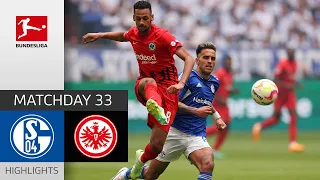 Late Equalizer Keeps Schalke Alive! | Schalke - Frankfurt 2-2 | Highlights | MD 33 – Bundesliga
