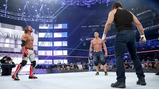 AJ Styles vs John Cena vs Dean Ambrose No Mercy 2016 Highlights HD