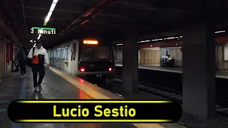 Metro Station Lucio Sestio - Rome 🇮🇹 - Walkthrough 🚶