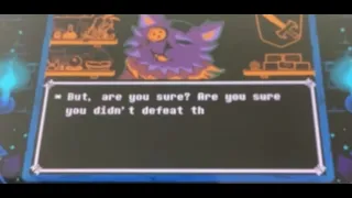 What happens if you talk to Seam after deleting the save file that you beat Jevil in? [[Deltarune]]