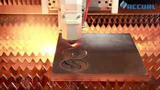 ACCURL 20Kw Laser Cutting Machine with 30mm Mild Steel
