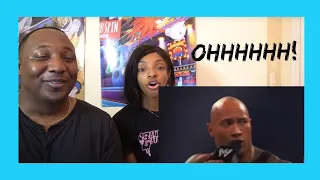 Girl Watches WWE - The Rock Savage Moments 2 REACTION!!!