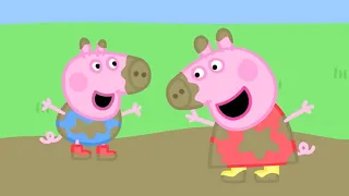Peppa Pig English Episodes | Muddy Puddles! | 2 HOUR SPECIAL Peppa Pig Official