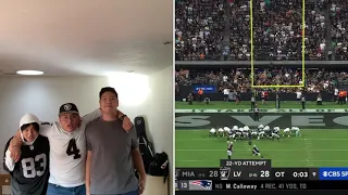 Reaction to the Raiders vs Dolphins Week 3 Game winning field goal