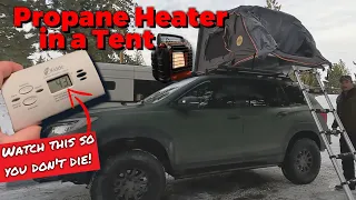 CARBON MONOXIDE DETECTED!  Living in my SUV for 3 days in below freezing temperatures