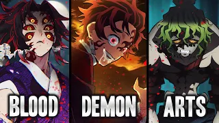 All 25 BLOOD DEMON ARTS In Demon Slayer Explained