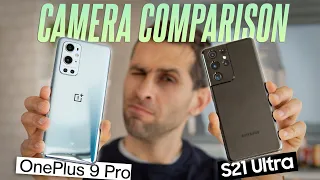 OnePlus 9 Pro vs Galaxy S21 Ultra Camera comparison