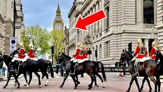 CAUGHT ON CAMERA: HORSE GUARDS DO THE UNEXPECTED