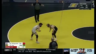 Spencer Lee (Iowa) vs Micheal DeAugustino (Northwestern)