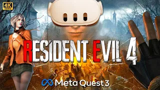Resident Evil 4 VR Quest 3 STUNNING