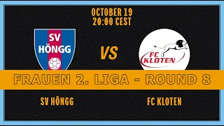 FRAUEN 2. LIGA - Round 8. SV Höngg - FC Kloten