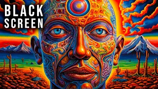 Pineal Gland Activation Hypnosis | DMT Activation Meditation | DMT Black Screen Psychedelic Music