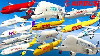 GTA V: Every Airbus Cargo Airplanes Best Extreme Longer Crash and Fail Compilation