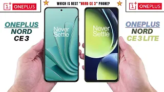 Oneplus Nord CE 3 Vs Oneplus Nord CE 3 Lite