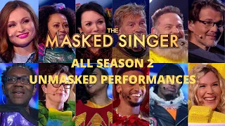 All Masked Singer UK Unmasked Performance (Season 2)