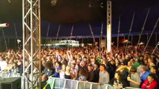 BARGOU 08 at ROSKILDE 2015 -  stage view with the best crowd in Scandinavia