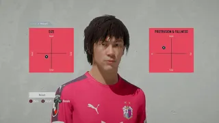 FIFA 20 Retro Shinji Kagawa Osaka player face creation career mode edit ps4